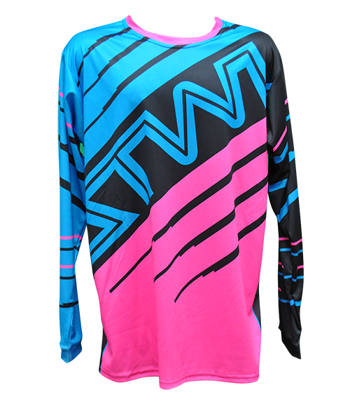 Men's Baseball Full Dye Long Sleeve Jersey, ATWL Designs